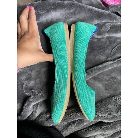 Rothy's Flat - Mojito Green Metallic - 9 - EUC - Picture 7 of 11